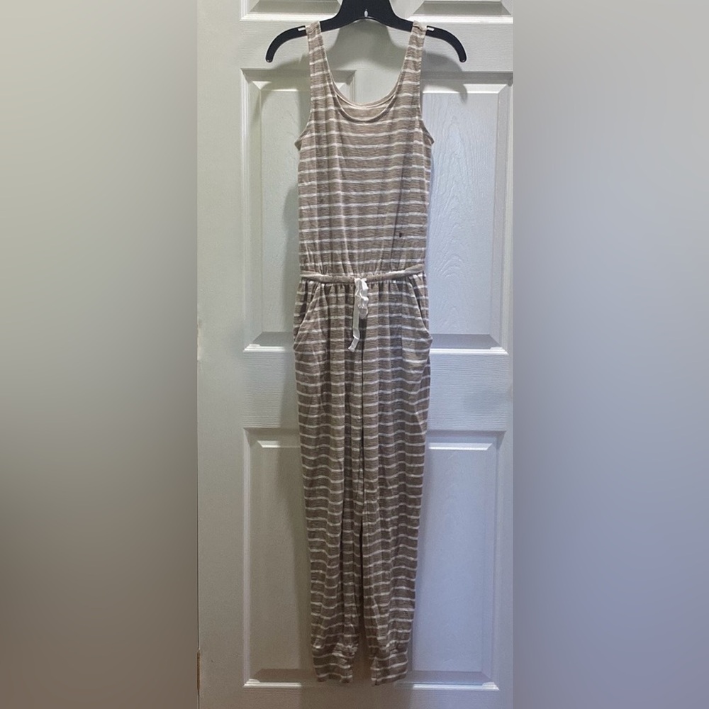 Aerie Striped Scoopneck Jumpsuit (XS)